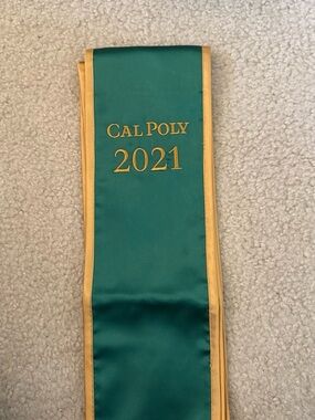 2021 Green and Gold Graduation Stole